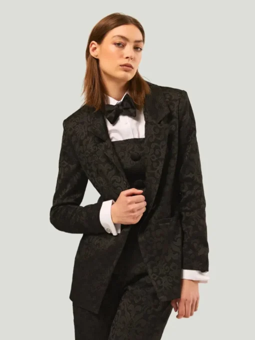 Hilary MacMillan Paisley Jacquard Blazer