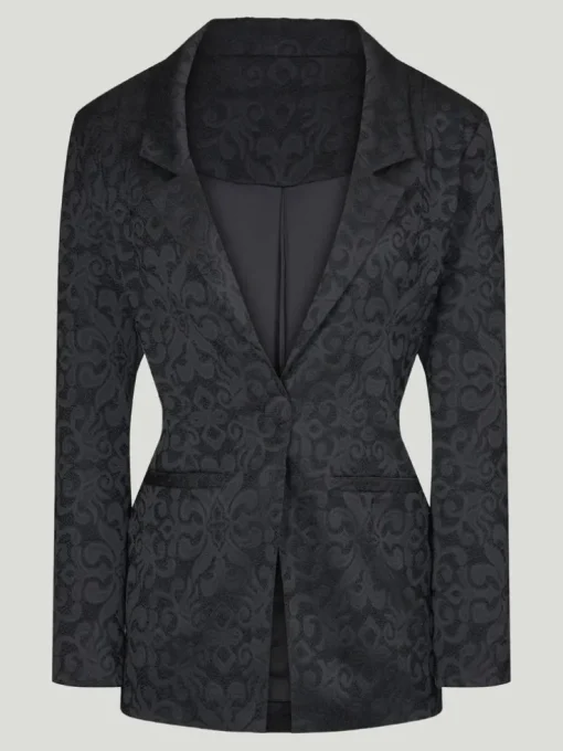 Hilary MacMillan Paisley Jacquard Blazer