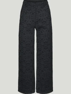 Hilary MacMillan Paisley Jacquard Wide Leg Pant
