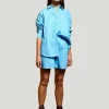 ICHI Stormie Plain Shorts