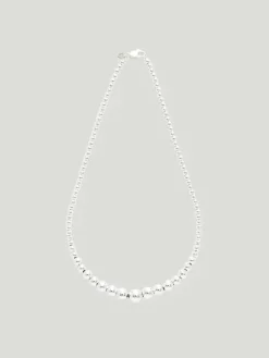 Kosa Jewels Beatrice Silver Ball Necklace