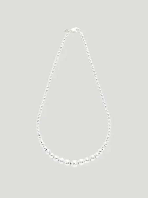 Kosa Jewels Beatrice Silver Ball Necklace