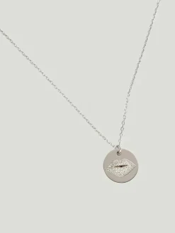 Kosa Jewels Kiss Me Medallion Pendant Necklace