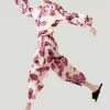 Lanhtropy Cape Linen Hibiscus Pants