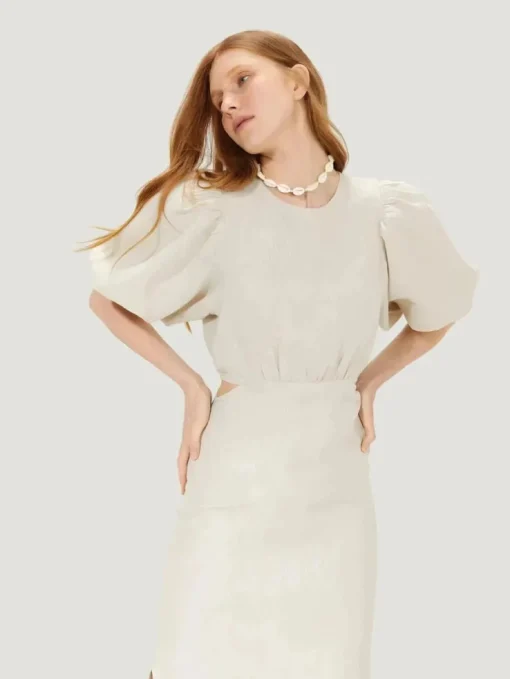 Lanhtropy Ios Linen Dress