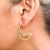 Larissa Loden MAMA Hoop Earrings
