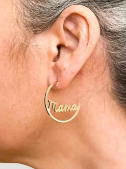 Larissa Loden MAMA Hoop Earrings