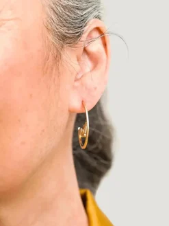 Larissa Loden MAMA Hoop Earrings
