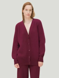 Lèmme Cashmere Ribbed Cardigan