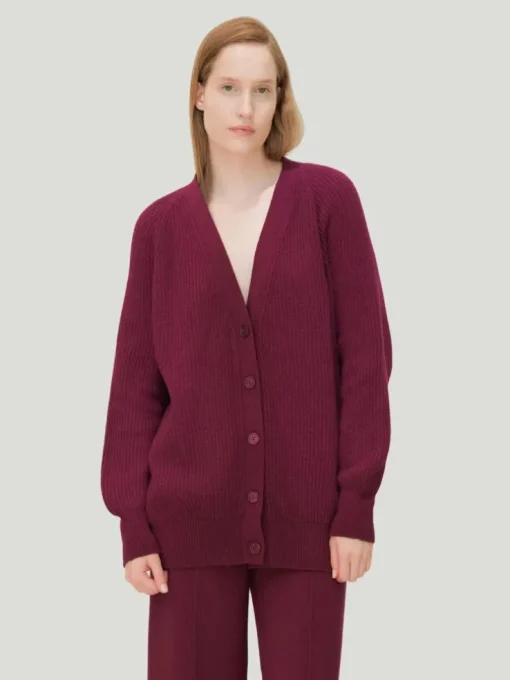 Lèmme Cashmere Ribbed Cardigan