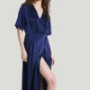 LUNYA Washable Silk Wrap Dress