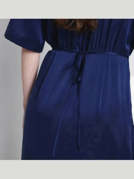 LUNYA Washable Silk Wrap Dress