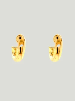 Mali Beads Chunky Gold Hoops