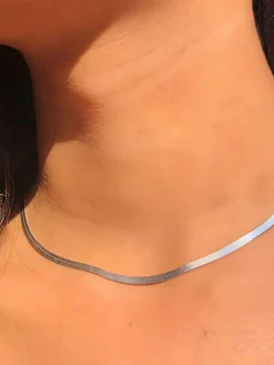 Mali Beads Herringbone Necklace