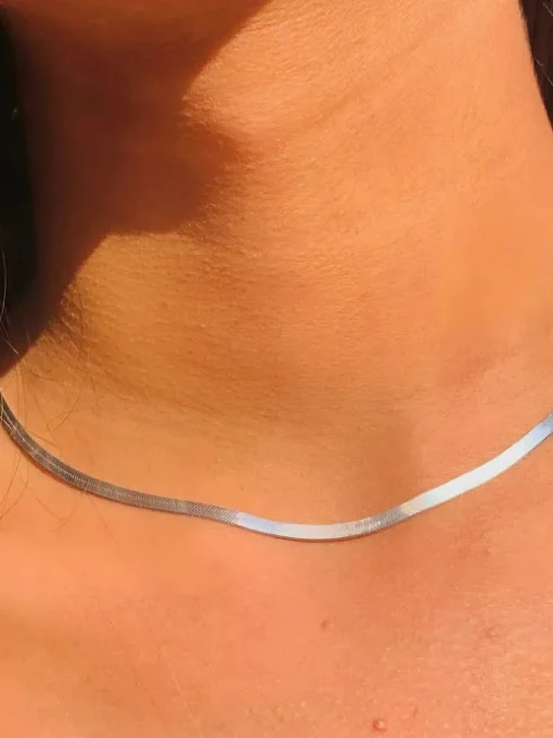 Mali Beads Herringbone Necklace