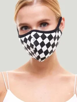 MILEY + MOLLY Checker Print Face Coverings