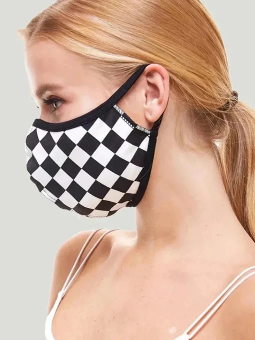 MILEY + MOLLY Checker Print Face Coverings