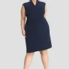 M.M LaFleur Aditi Sleeveless Sheath Dress