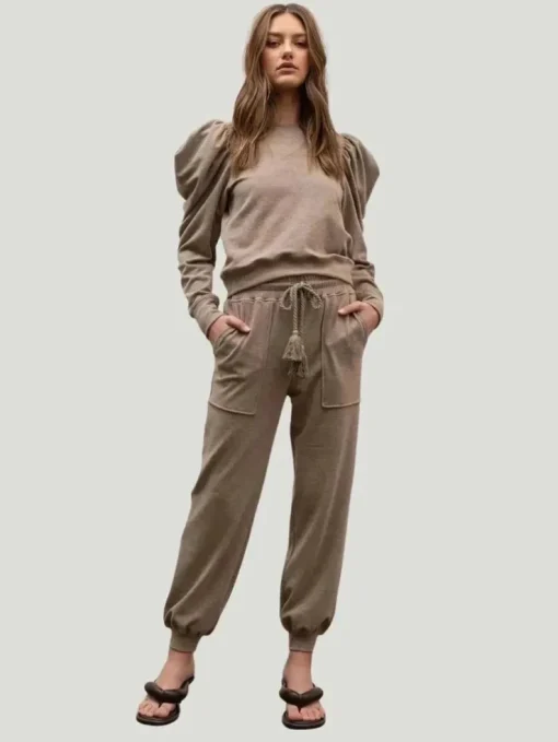 Moon River Tasseled Jogger