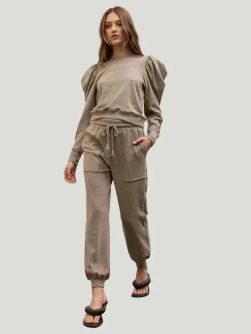 Moon River Tasseled Jogger