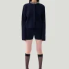 Nocturne Shiny Stone Collar Knit Cardigan
