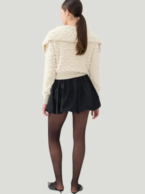 Nocturne Wide Neck Knit Polo