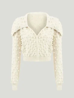 Nocturne Wide Neck Knit Polo