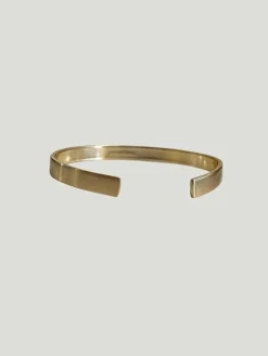 Océanne Stamped Brass Cuff Bracelets
