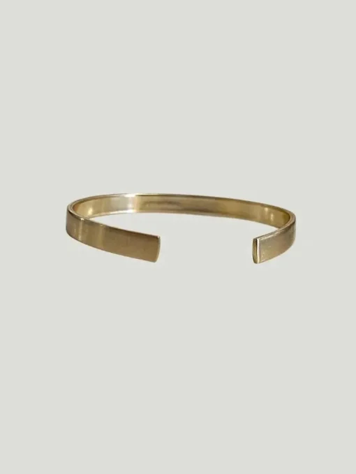 Océanne Stamped Brass Cuff Bracelets