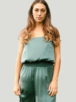 Ocean Prairie Silk Milkweed Jumpsuit
