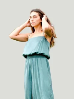 Ocean Prairie Silk Milkweed Jumpsuit