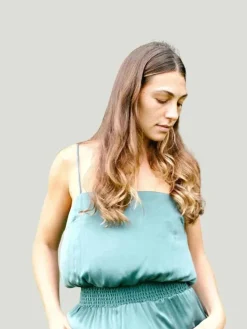 Ocean Prairie Silk Milkweed Jumpsuit