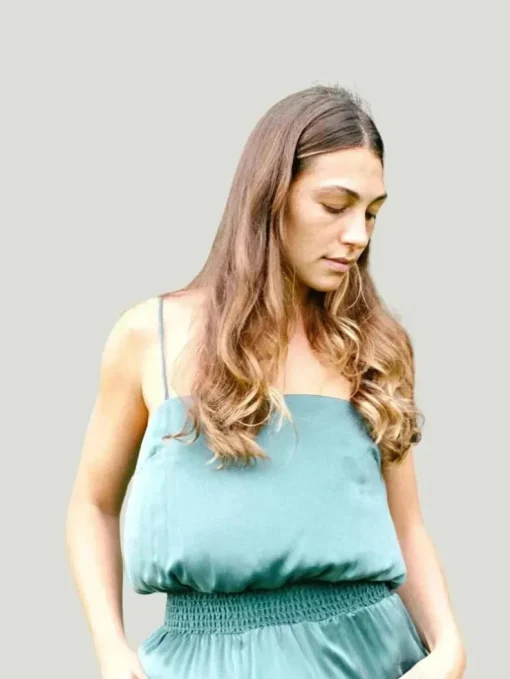 Ocean Prairie Silk Milkweed Jumpsuit