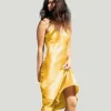 Ocean Prairie Sundrop Silk Slip Dress