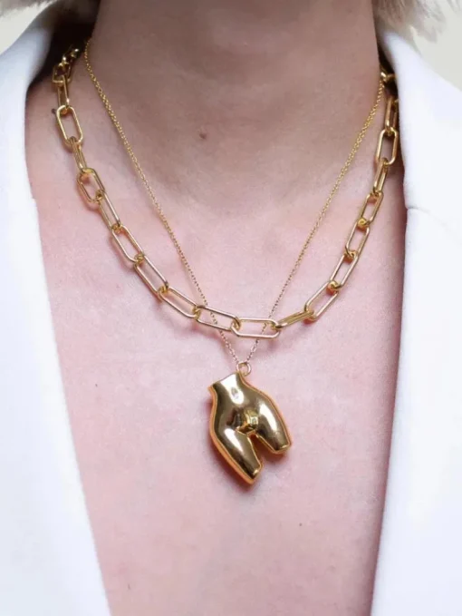 OUTOFOFFICE Modern Chain Necklace
