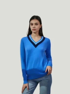Pissenlit Contrasting Cashmere Sweater