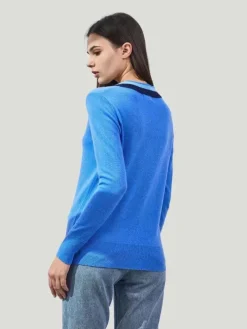 Pissenlit Contrasting Cashmere Sweater