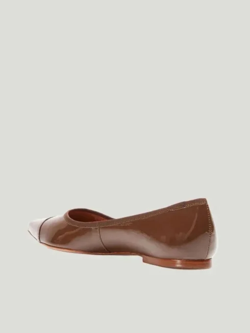 REBECCA ALLEN Nude Skim Ballet Flats