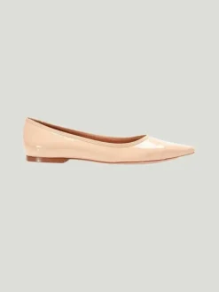 REBECCA ALLEN Nude Skim Ballet Flats