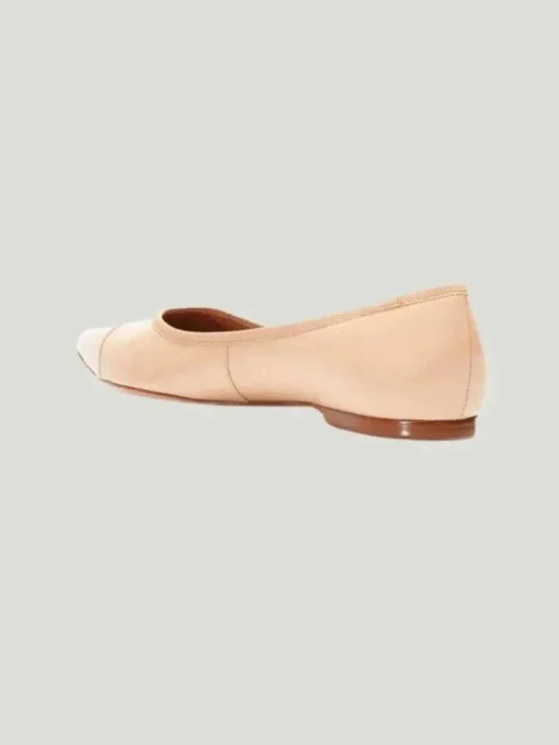 REBECCA ALLEN Nude Skim Ballet Flats