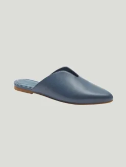 REBECCA ALLEN Slate Blue Mule