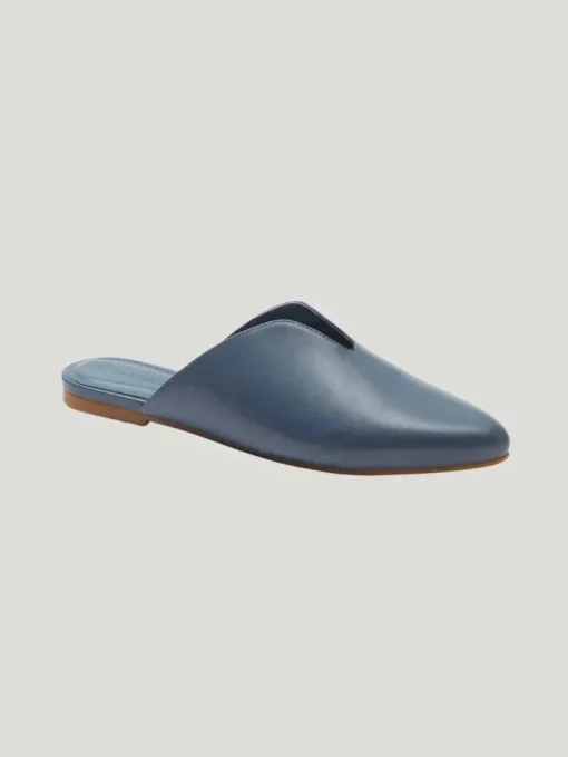 REBECCA ALLEN Slate Blue Mule