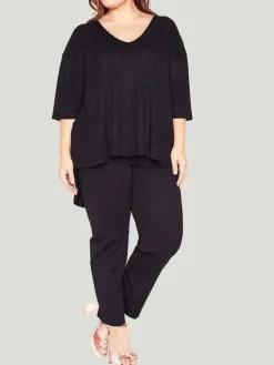 Ripley Rader Plus Size Slim Leg Pants