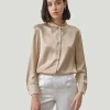 Silk Maison Button Up Silk Blouse