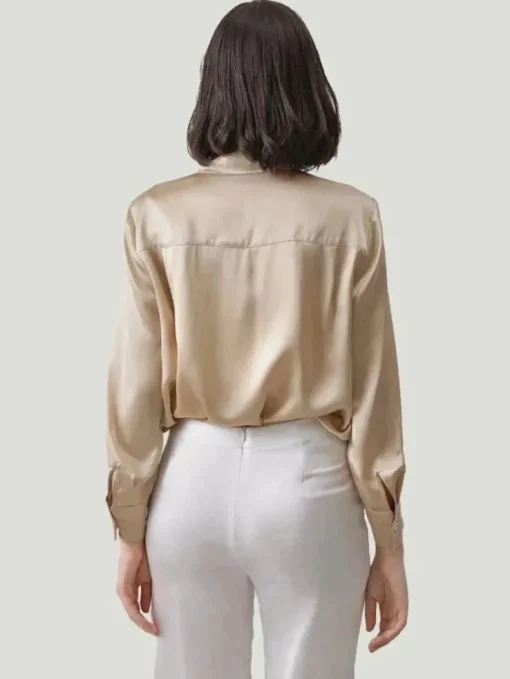 Silk Maison Button Up Silk Blouse