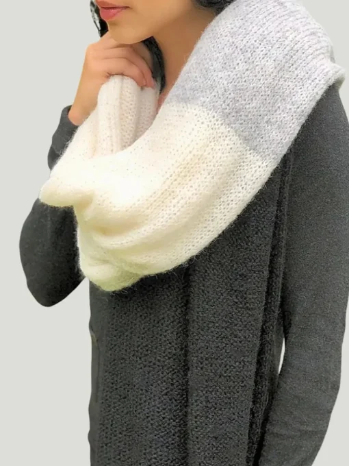 SLATE + SALT Block Alpaca Wrap Scarf