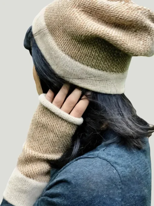 SLATE + SALT Interwoven Alpaca Beanie Hat