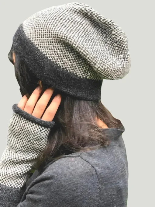 SLATE + SALT Interwoven Alpaca Beanie Hat