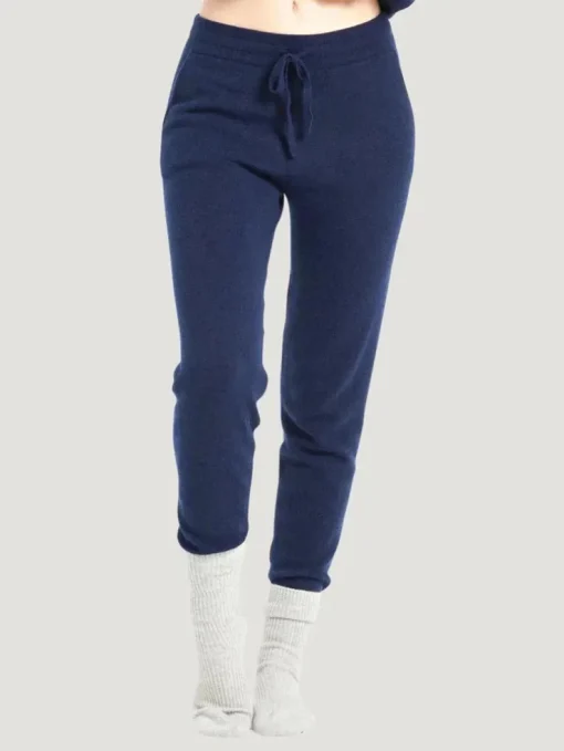 STUDIO CASHMERE8 Lilly Navy Cashmere Sweatpants