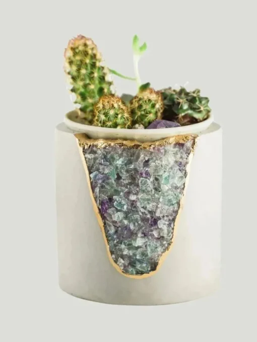 Tal & Bert Natural Quartz Planters